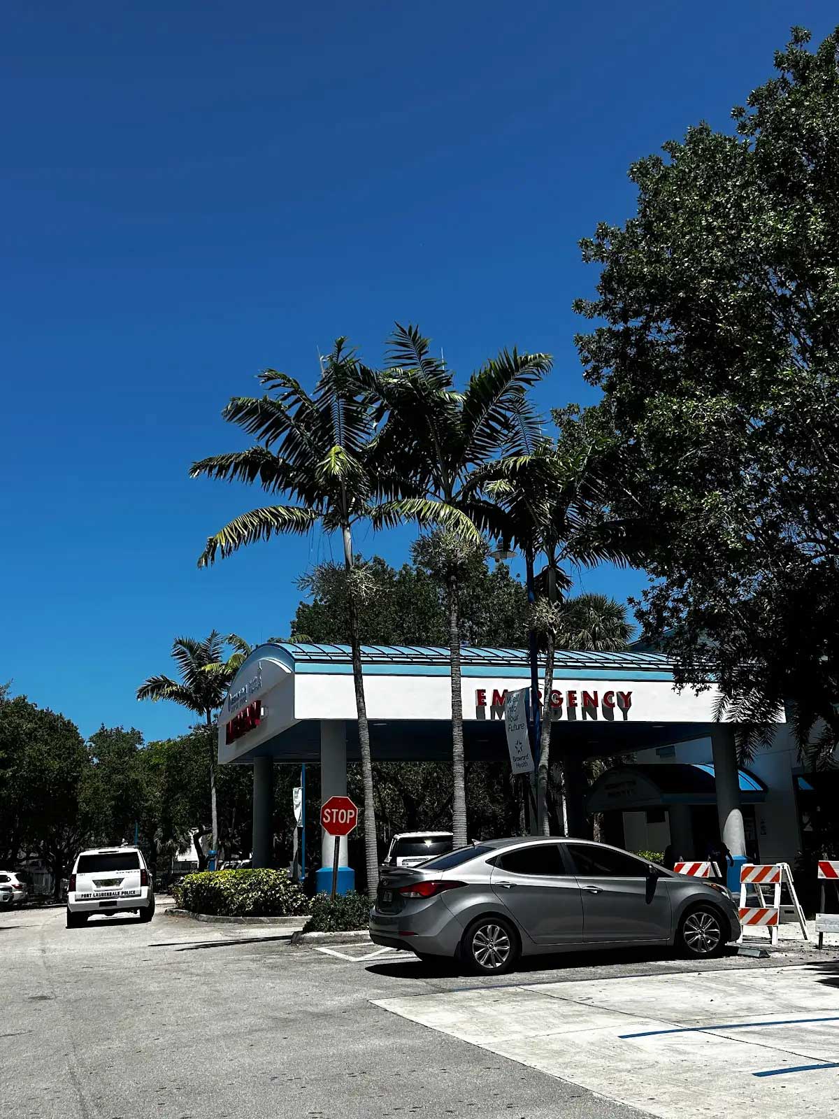 Broward Health Medical Center in Fort Lauderdale, where many car accident victims are transported